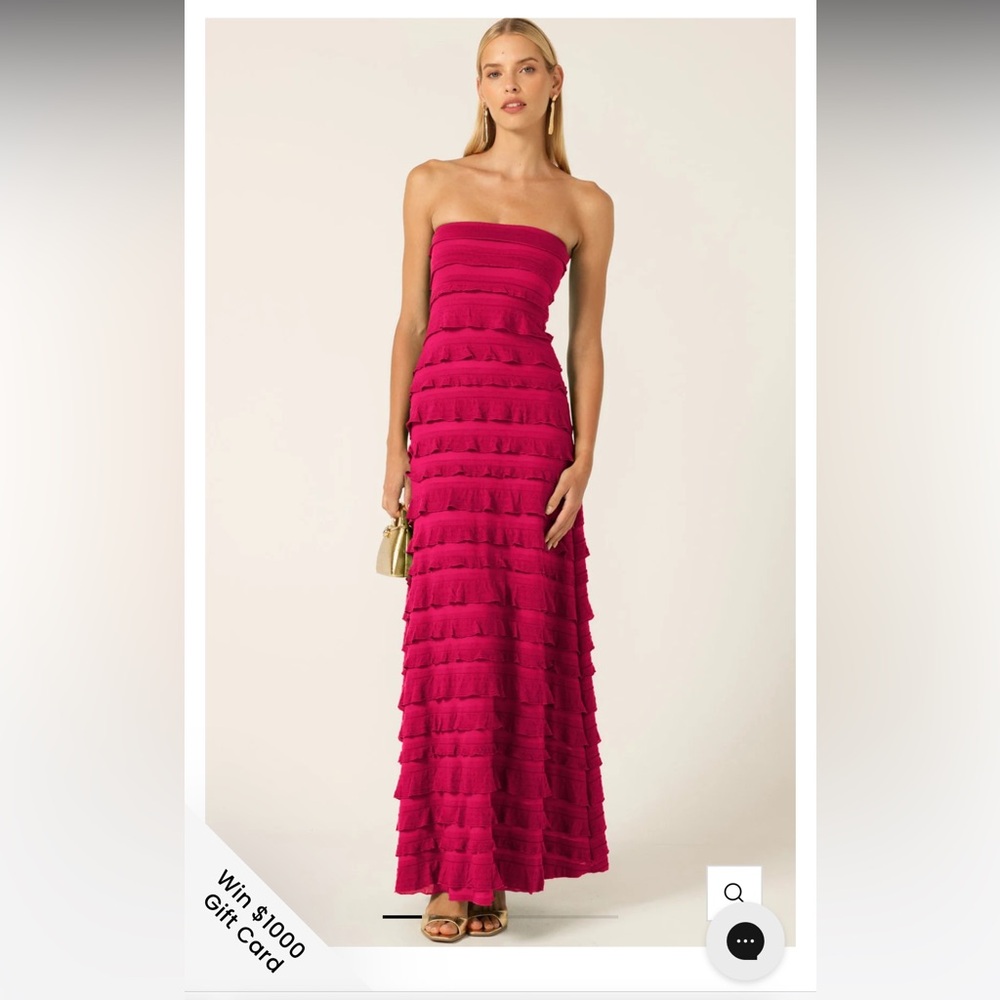 SACHA DRAKE MADDISON DRESS IN RASPBERRY NWT